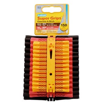 Plasplugs Supergrip Fixings Mixed 100 Pack