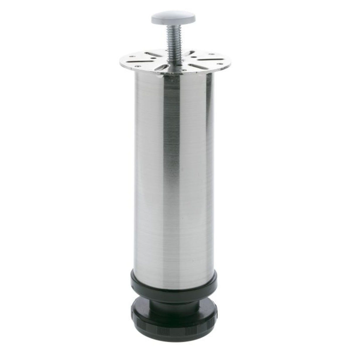 Satin Chrome Furniture Leg - 4 pieces
