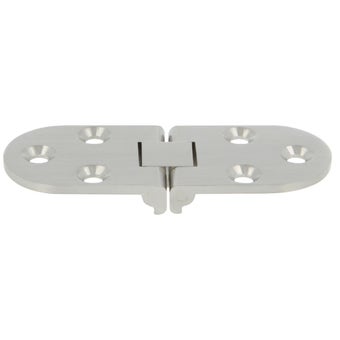 Satin Nickel Flush Hinge