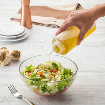 Sauce Squeeze Bottle with White Cap – Perfect for Kitchens & BBQs I 600ml