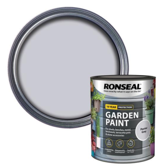 Ronseal Garden Paint Pewter Grey 750ml