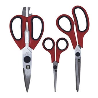 Spear & Jackson 140mm/205mm Stainless Steel Scissors - Pack of 3