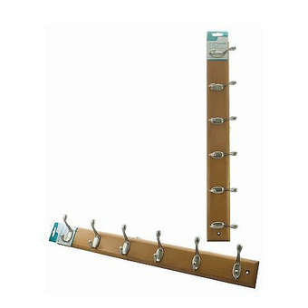 6 Hook Hat and Coat Rack