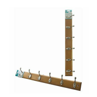 6 Hook Hat and Coat Rack