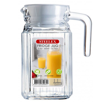 Luminarc Quadro Fridge Jug - With White Lid 500ml