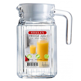 Luminarc Quadro Fridge Jug - With White Lid 500ml