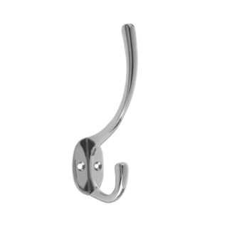 Chrome Hat And Coat Hook - Each