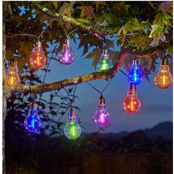 Eureka! Neon-esque Solar Lightbulbs - Set of 10