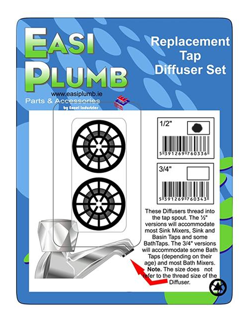 Easi Plumb Replacement Tap Diffuser Set - 1/2"