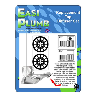 Easi Plumb Replacement Tap Diffuser Set - 1/2"