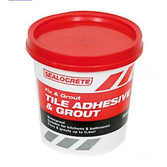 Fix 'n Grout All Purpose Wall Tile Adhesive & Grout - White