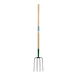 Draper 4 Prong Manure Fork with Wood Shaft