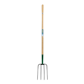 Draper 4 Prong Manure Fork with Wood Shaft