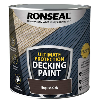 Ronseal Ultimate Protection Decking Paint English Oak 2.5L
