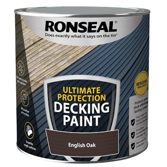 Ronseal Ultimate Protection Decking Paint English Oak 2.5L