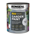 Ronseal Garden Paint Pewter Grey 750ml