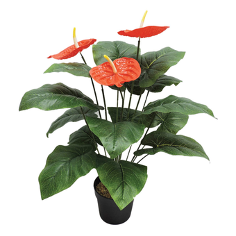 Nearly Natural Artificial Anthurium 63cm