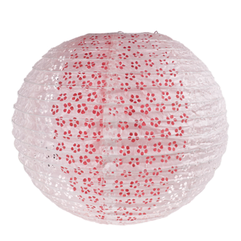 Lacy Paper Lantern 40cm (16") - Fuchsia