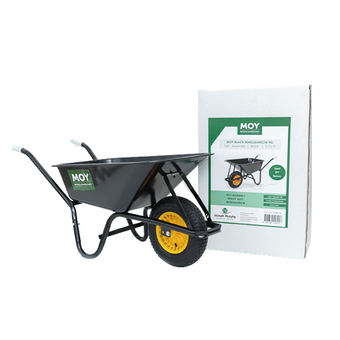 Moy Black Pressed Wheelbarrow 80L