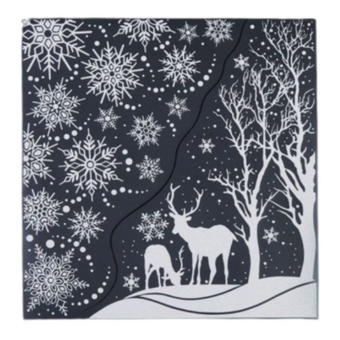 Premier White Snowflake Window Stickers 38cm