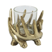 Antler tealight holder Gold - Medium