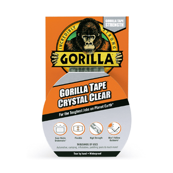 Gorrilla Crystal Clear Repair Tape - 8.2m x 48mm