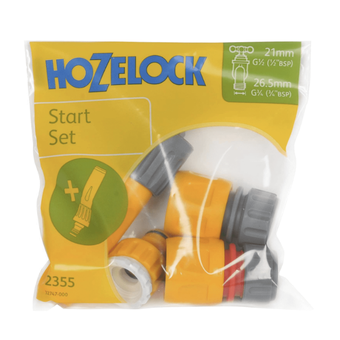 Hozelock Hose pipe nozzle & connector starter pack