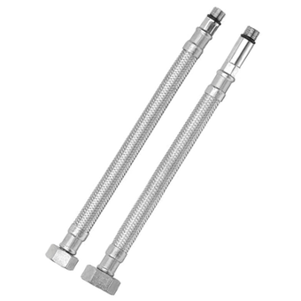 Tap connection hoses (pair) 60 cm M10xF1/2″