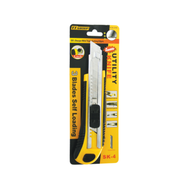 Auto loading utility knife with 5 blades