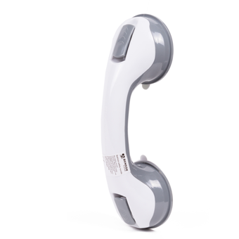 Bathroom suction cup grab rail