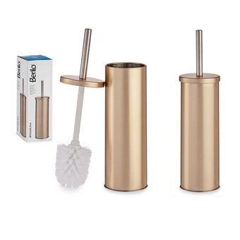 Toilet brush and holder - Gold
