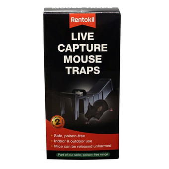Rentokil Live Capture Mouse Trap twin pack