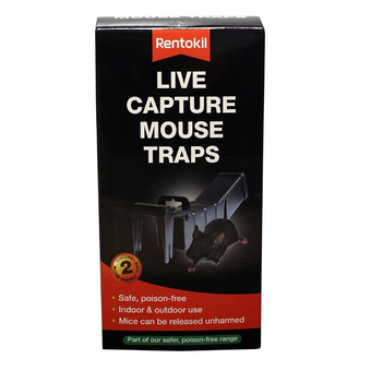 Rentokil Live Capture Mouse Trap twin pack