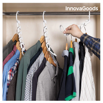 InnovaGoods Hanger Organiser for 40 Items (24 Pieces)