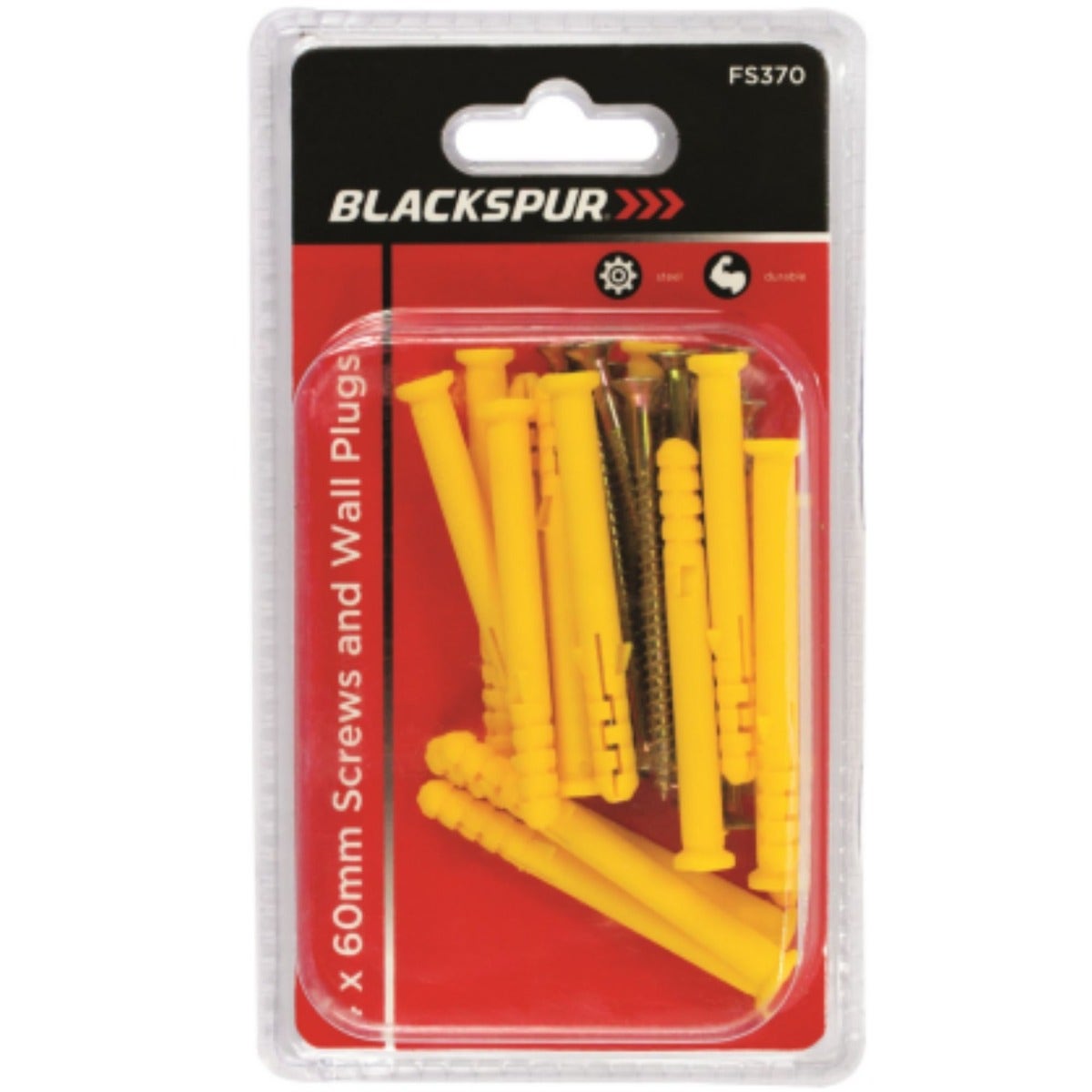 Screws & Wall Plugs - 4 x 60mm 