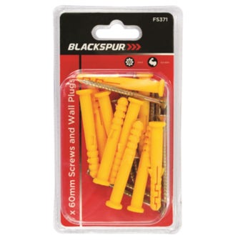 Screws & Wall Plugs 5mm x 60mm