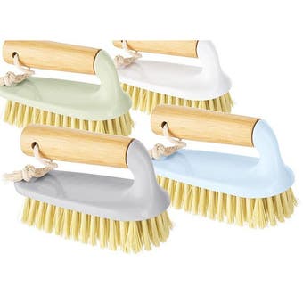 Bamboo Handled Scrubbing Brush