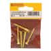 Centurion 1.5" x 10 Slotted Brass CSK Woodscrews - Pack Of 5