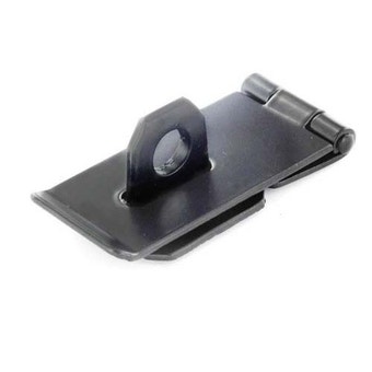 Securit Safety Hasp & Staple Black - 75mm