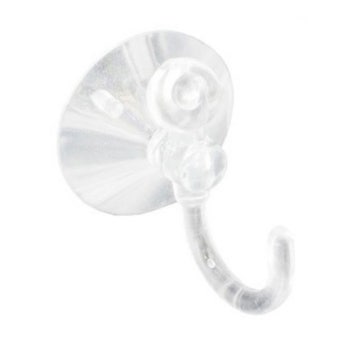 Securpak Clear Suction Hook 35mm – Pack of 3