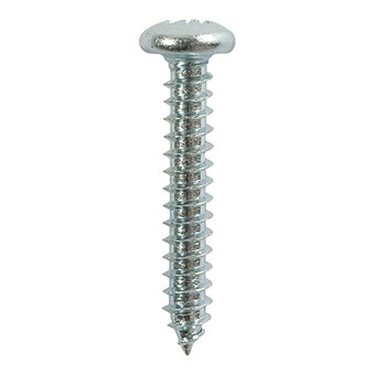 Self-Tapping Pan Head Zinc Screws - M6 X 1/4"