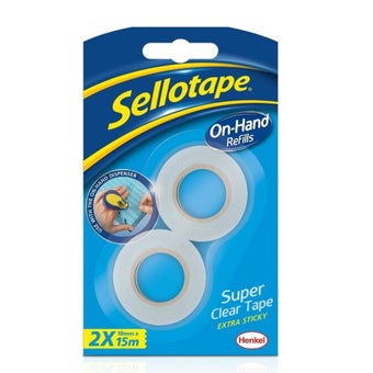 Sellotape On-Hand Refill 18mm x15m