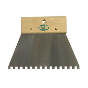 Amig Flexible Steel Toothed Spatula - 180mm