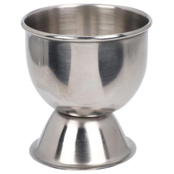 Stainless Steel Egg Cup Set – Durable 4-Piece Breakfast Essential