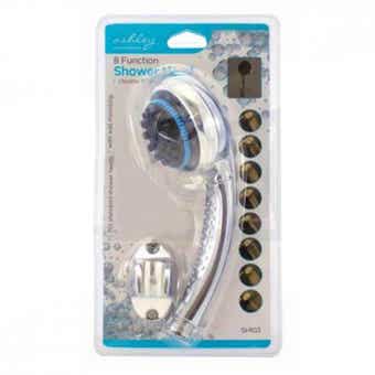 Ashley Chrome 8 Function Shower Head