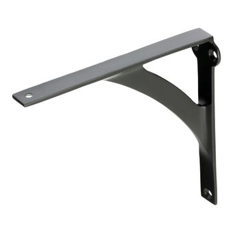 Shelf Bracket For Wood 149mm x 149mm x 16mm - Matt Black