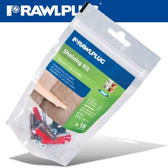 Shelving Kit UNO6X4, UNO7X4 Plus Screws With 6mm and 7mm Drill Bit