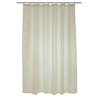 Blue Canyon Cream Polyester Shower Curtain - 180 x 180cm
