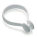 Croydex Shower curtain button rings - white