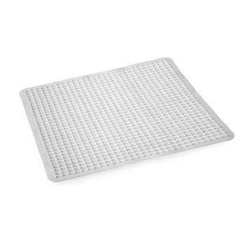 Blue Canyon Grid Shower Mat 53x53 - White